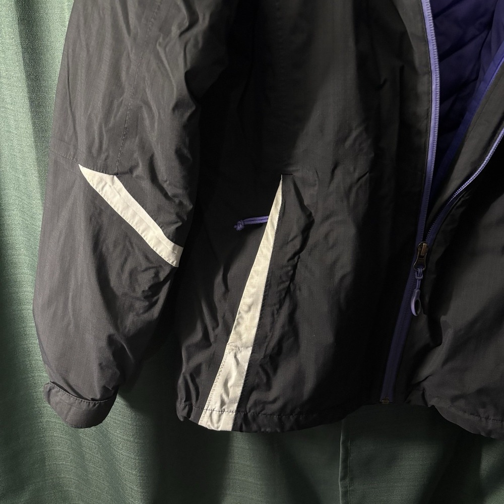 LL Bean Kids All-Weather Jacket 3 In 1 Purple And Black Size L 14-16 - Picture 5 of 6